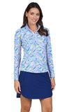 Ibkul Massie Sun Shirt Plum Multi