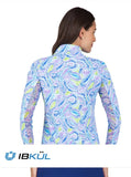 Ibkul Massie Sun Shirt Plum Multi