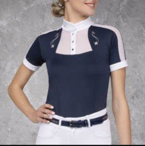 Fair Play Lorella Competition Shirt Navy